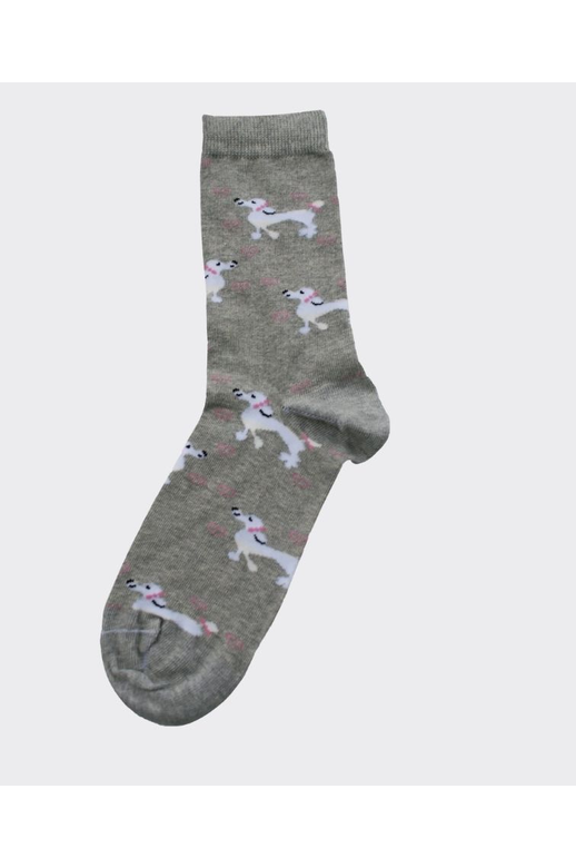 Columbine Cotton Poodles Crew