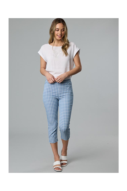 Classified Jegging 3/4 Check Denim