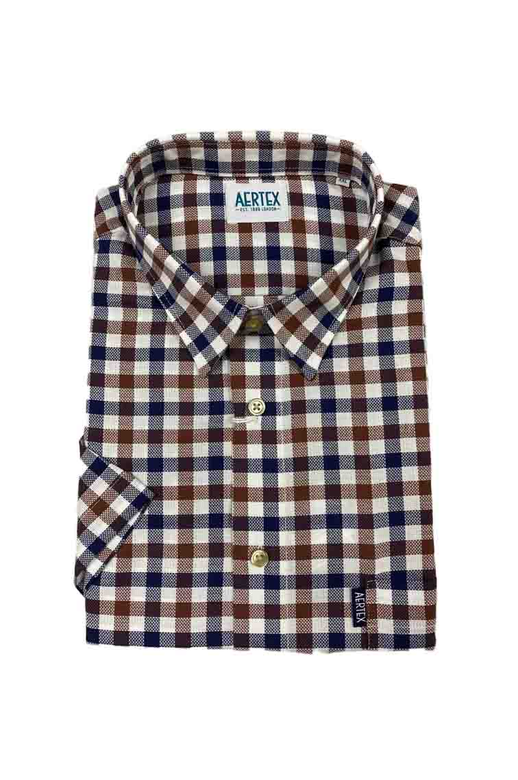 Aertex Shirt S/S Check