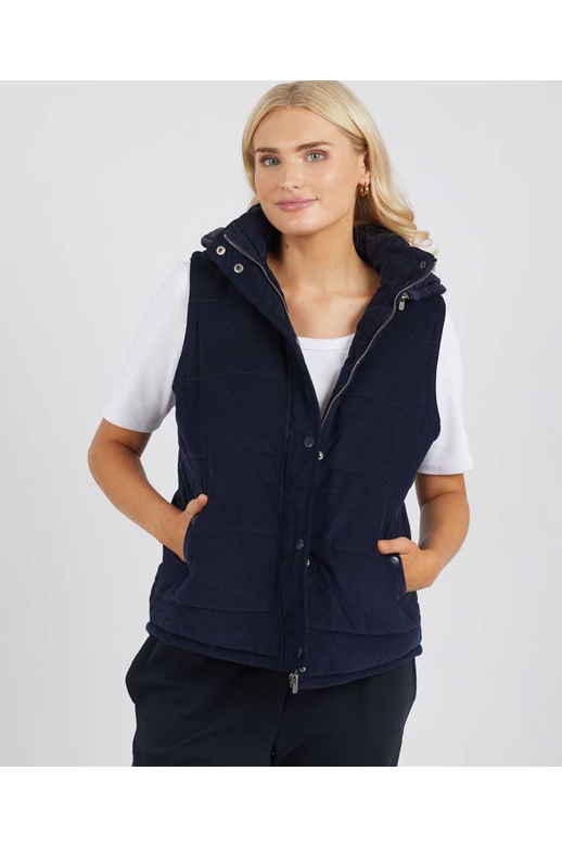 Elm Vest Cord Puffer