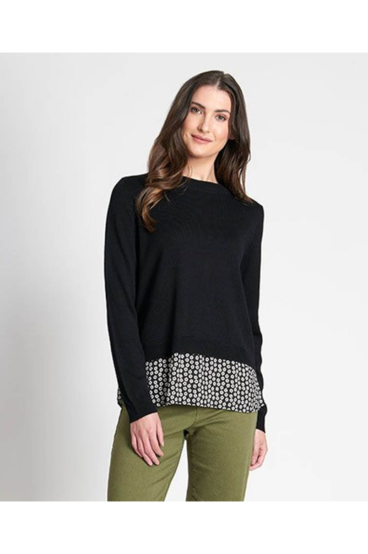 Memo Jumper Tie Back Merino Blend