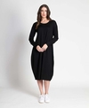 Foil Dress Merino Cocoon Asymetric