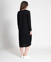 Foil Dress Merino Cocoon Asymetric