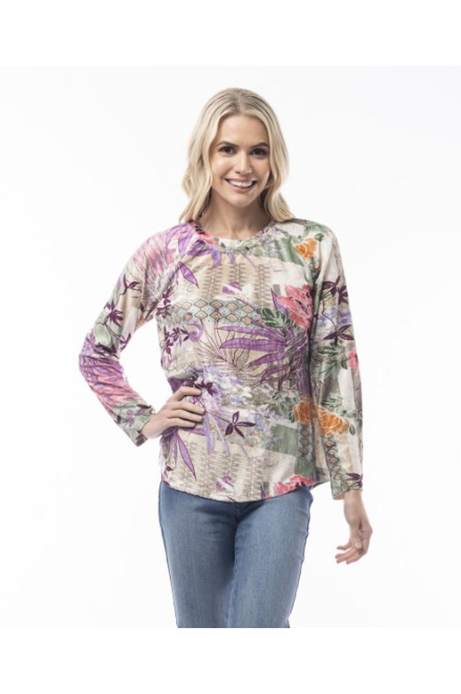 Orientique T-Shirt Raglan Flora