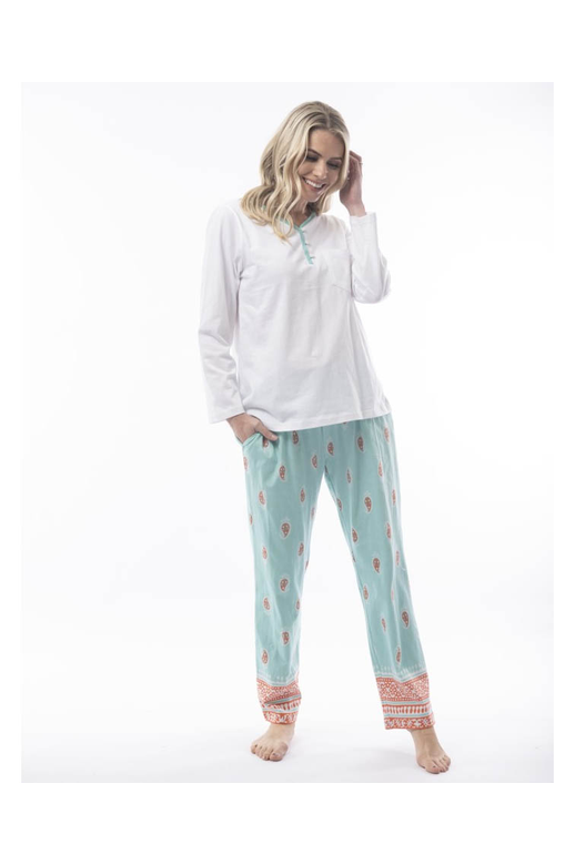 Victorias Dream PJ Knit Plain Top Paislee
