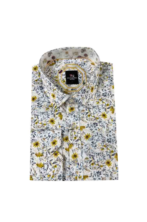 Di Nero Shirt L/S Flower Print