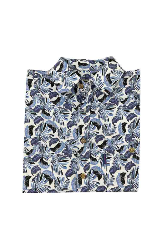Portobello Rd Shirt L/S Leaf Print
