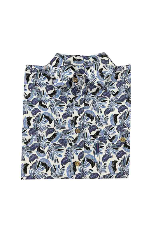 Portobello Rd Shirt L/S Leaf Print