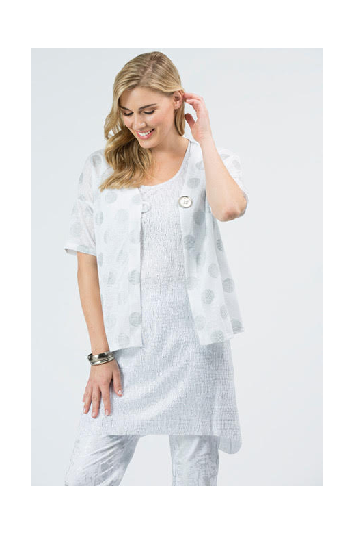 Clarity Cardi Button 