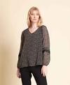 Memo Top Lace Insert Chiffon