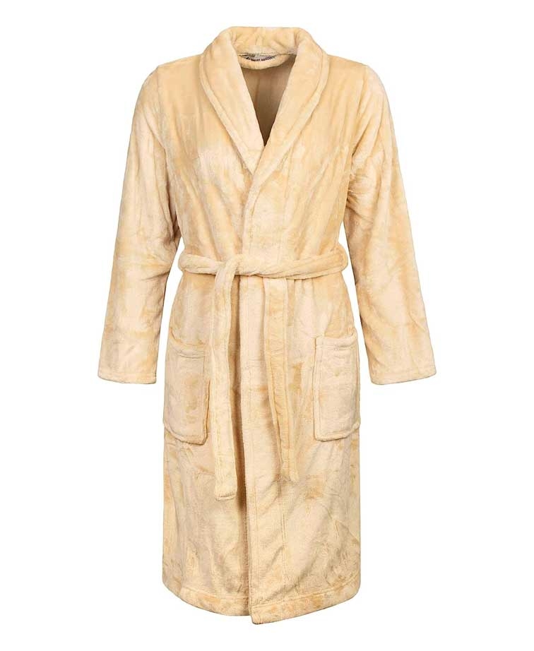 Cottonreal Ladies Dressing Gown Robe 100% White Cotton Superfine Shadow  Stripe CRP300-C - Etsy