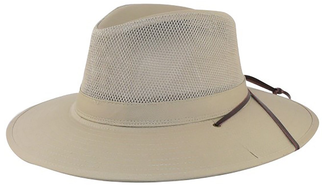 mesh wide brim hat