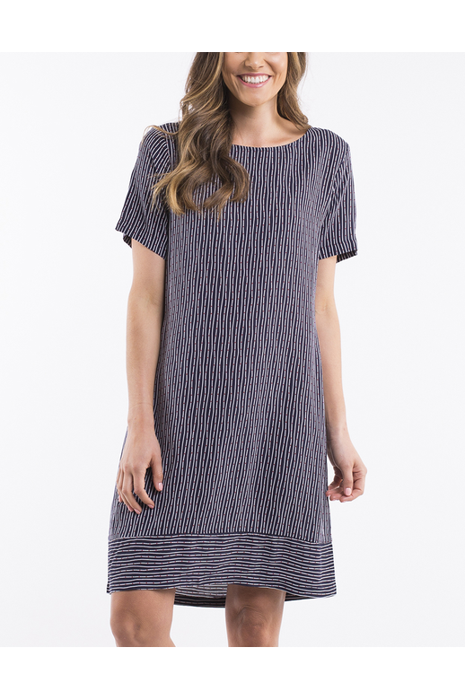 Elm Dress Silvie Stripe Women's Dresses Yarntons Free NZ shipping