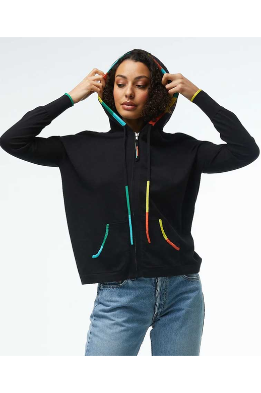 Zaket & Plover Knit Embroidered Hoodie