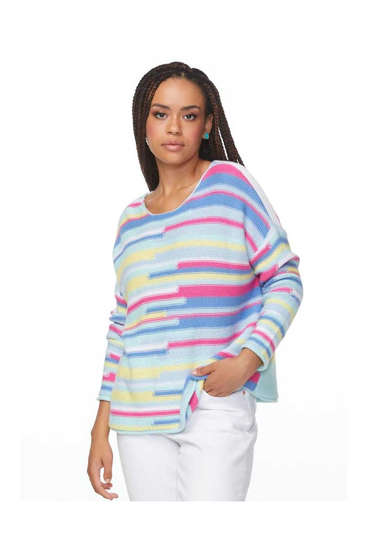 Zaket & Plover Jumper Varigated Stripe