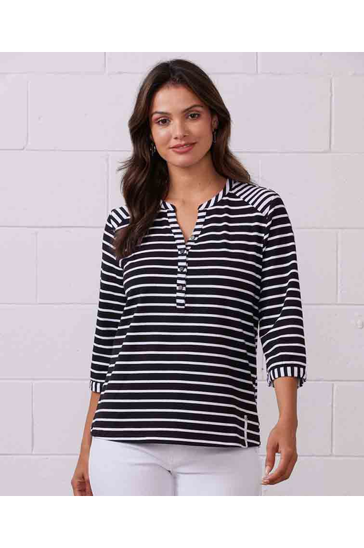 Newport Tee Neptune Stripe