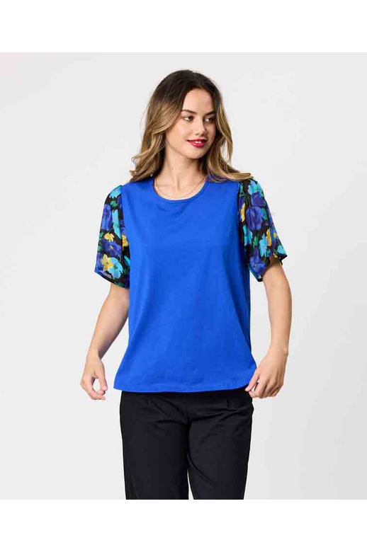 Democracy Top Amelia Print