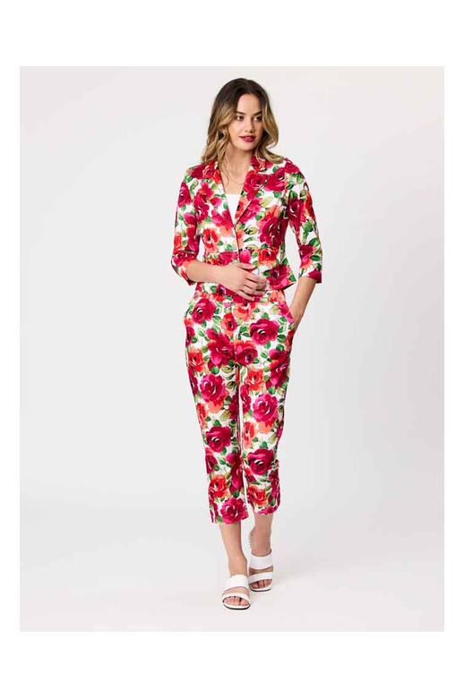 Democracy Jacket Faye Rose Print