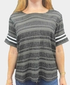 Oh Three Top Rib Trim Step Hem