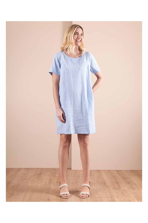 Foil Dress Stripes 