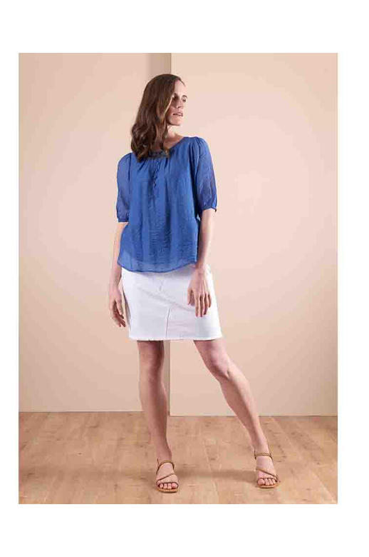Memo Skirt Denim Pull On