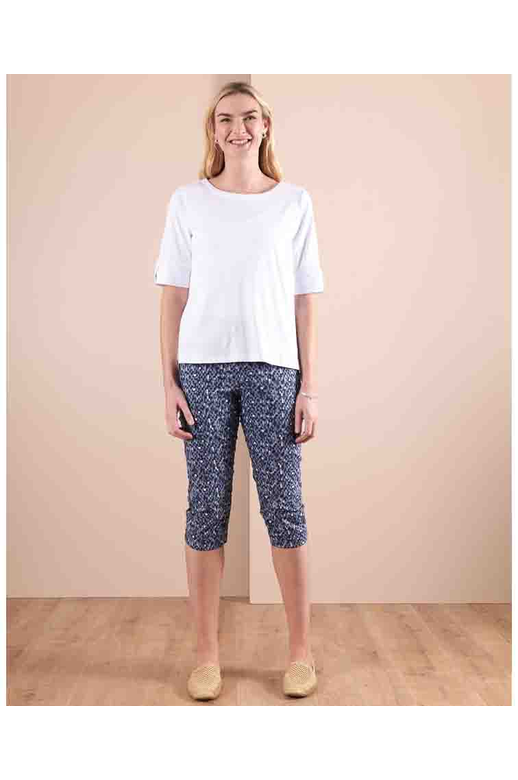 Esplanade Pant 3/4 Cotton/Nylon Printed