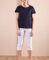 Esplanade Pants 3/4 Scoop Cuff Cotton/Nylon 