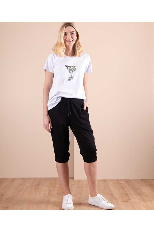 Memo Trousers Elastic Cuff 3/4