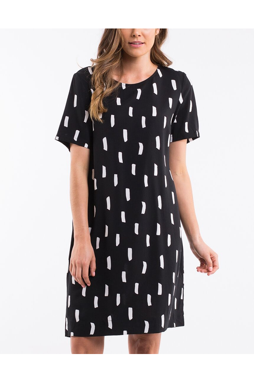 Elm Dress S/S Woven Dash