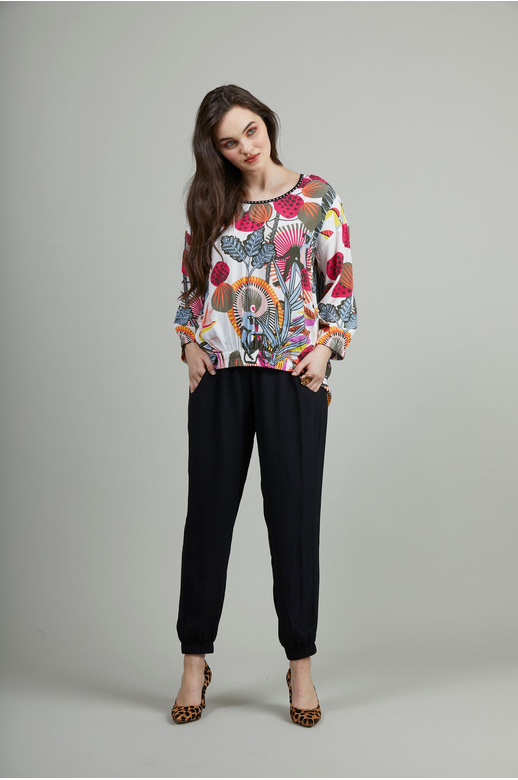 Siren Top Elastic Hem