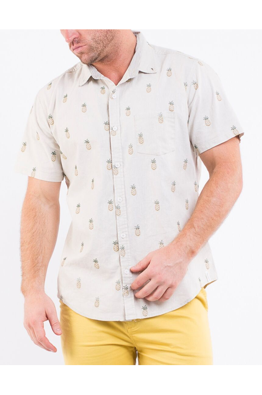 Chester St Shirt S/S Pineapple Print