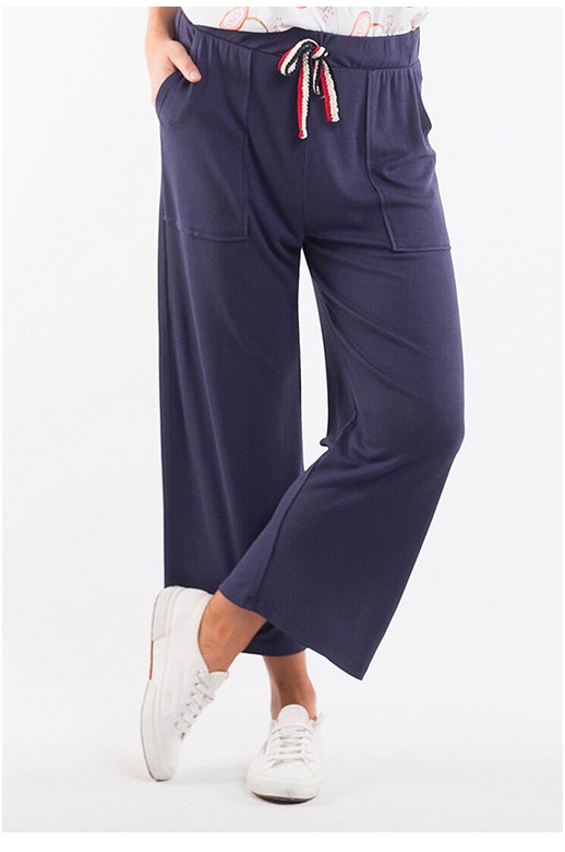 Elm Pant Seaside Crop Stripe Knit