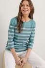 Seasalt Top Sailor Falmouth Duet Seahorse Chalk