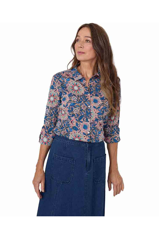 Seasalt Shirt Larissa Compass Rose Plaster