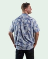 Kingston Grange Shirt S/S Bamboo Blue Fern