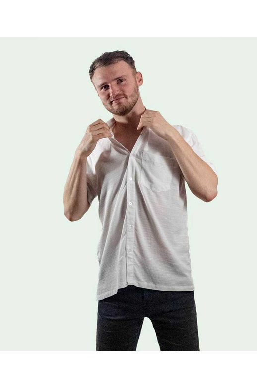 Kingston Grange Shirt S/S Bamboo White