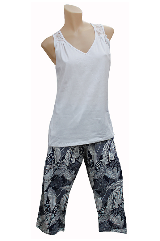 La Boutique PJ Set Cotton 