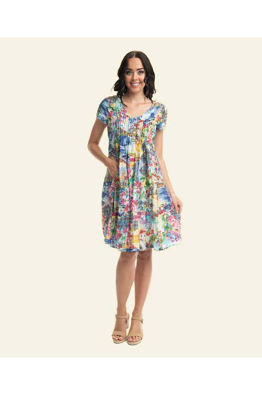 Orientique Dress S/S Easy Fit Parnera