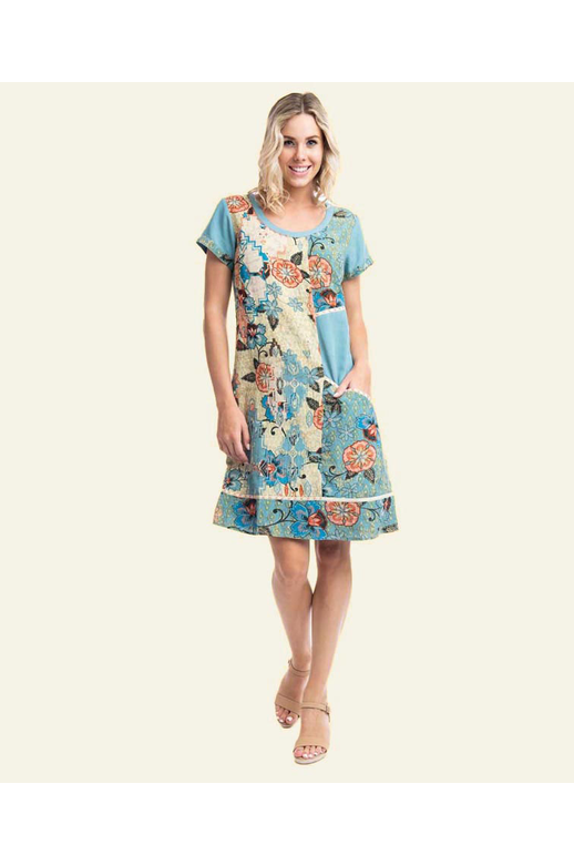 Orientique Dress S/S Patch Panormos
