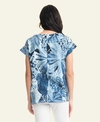 Orientique Top S/S Folded Neck Agios