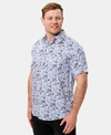 Lifestyle Shirt S/S Micro Bamboo Leaf Print