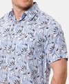 Lifestyle Shirt S/S Micro Bamboo Leaf Print