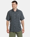 Lifestyle Shirt S/S Micro Bamboo Print