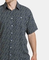 Lifestyle Shirt S/S Micro Bamboo Print