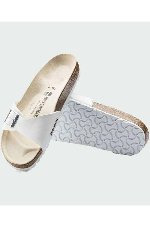 Birkenstock Madrid Birko-Flor Regular White