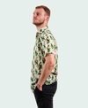 Michel Rouen Shirt S/S Bamboo Birds Print