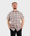 Michel Rouen Shirt S/S Cotton Surfboard Print