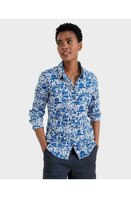 Seasalt Shirt Larissa Geo Sea Story Waterfront