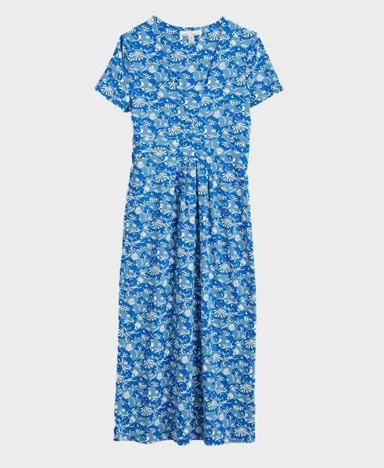 Seasalt Dress S S Seed Packet Seabed Collage Sea Blue Brands Ladies Yarntons New Zealand s Trusted Fashion Retailer Online Seasalt SS23