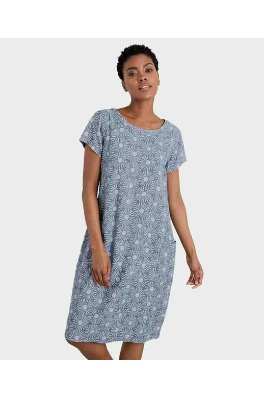 Seasalt Dress River Cove Sun Stamp Indigo